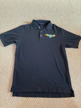 Doobie Brothers Embriodered Polo Wings 2000-10s Live Concert Shirt Small Peru